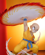 Dragon Ball Z Krillin Destructo Disc Action Figure | 26 cm | PVC Anime Collectible Statue - Senzo.in