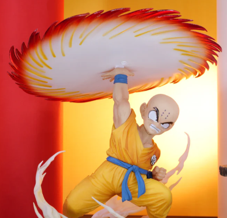 Dragon Ball Z Krillin Destructo Disc Action Figure | 26 cm | PVC Anime Collectible Statue - Senzo.in