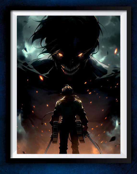 Senzo Levi Ackerman Poster Set (Pack of 2) - Senzo.in