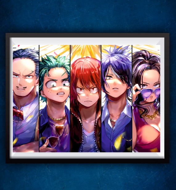 Senzo My Hero Academia Poster Set (Pack of 2) - Senzo.in