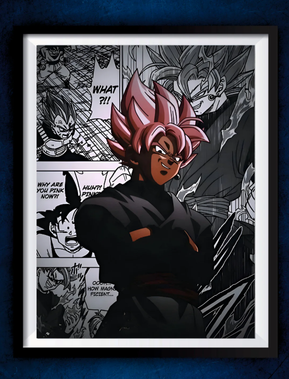 Senzo Goku Black Poster Set (Pack of 2) - Senzo.in