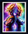 Senzo Goku & Vegeta Poster Set (Pack of 2) - Senzo.in