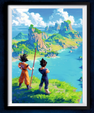 Senzo Goku & Vegeta Poster Set (Pack of 2) - Senzo.in