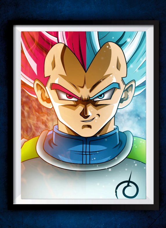 Senzo Vegeta Poster Set (Pack of 2) - Senzo.in