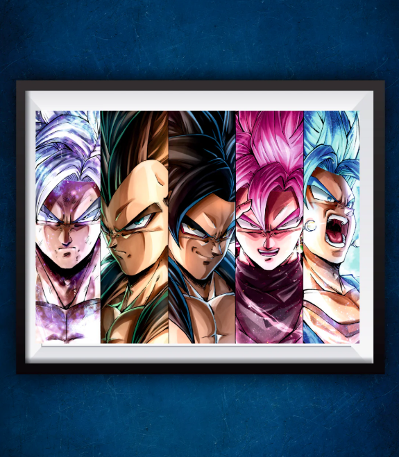 Senzo Dragon Ball Saiyans Poster - Senzo.in