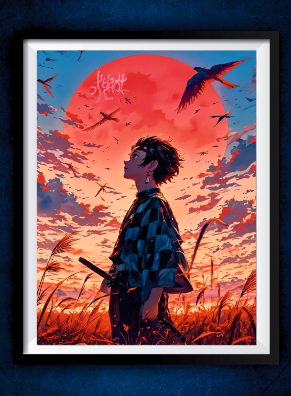 Senzo Tanjiro Poster Set (Pack of 2) - Senzo.in