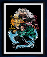 Senzo Demon Slayer Poster Set (Pack of 2) - Senzo.in