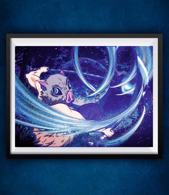 Senzo Inosuke & Tengen Poster Set (Pack of 2) - Senzo.in