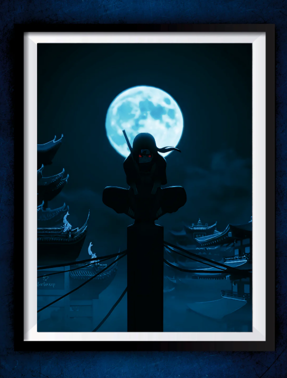 Senzo Itachi Uchiha Poster Set (Pack of 2) - Senzo.in