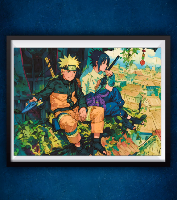 Senzo Naruto & Sasuke Poster - Senzo.in