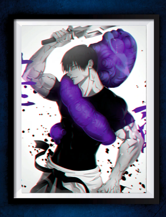 Senzo Toji Fushiguro Poster Set (Pack of 2) - Senzo.in