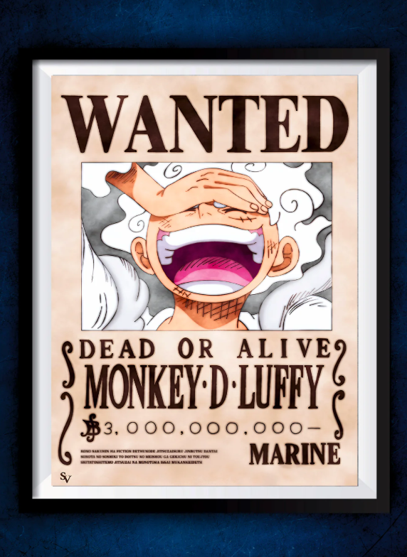 Senzo Luffy & Zoro Wanted Poster Set (Pack of 2) - Senzo.in