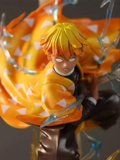 Demon Slayer Zenitsu Agatsuma Action Figure with Lights (31cm) - Senzo.in