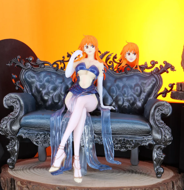 One Piece |PVC| Nami Elegance on the Sofa Action Figure 20 cm Collectible - Senzo.in