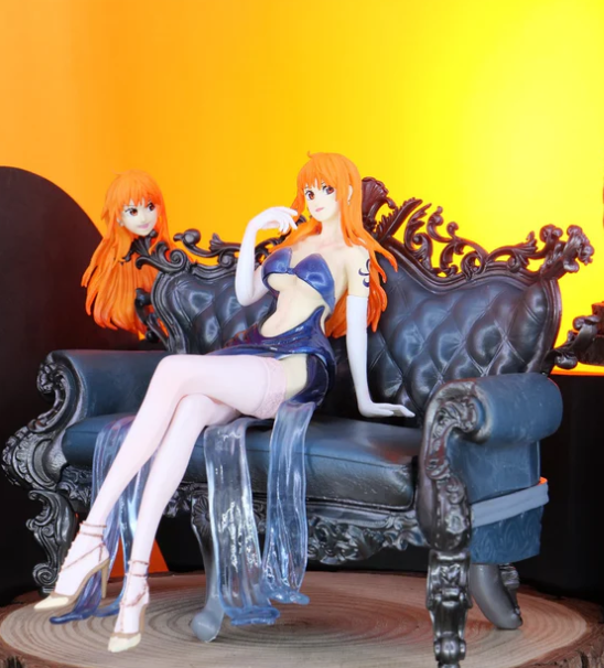 One Piece |PVC| Nami Elegance on the Sofa Action Figure 20 cm Collectible - Senzo.in