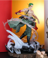 Roronoa Zoro Double Head Action Figure – White Base (28 CM) - Senzo.in