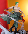 Roronoa Zoro Double Head Action Figure – White Base (28 CM) - Senzo.in