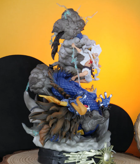 Monkey D. Luffy Gear 5 vs Kaido Action Figure (23 CM | PVC) - Senzo.in