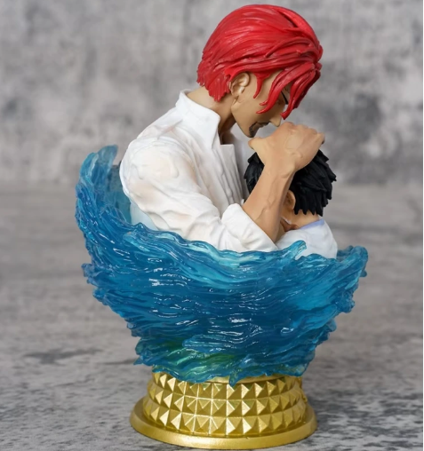 Monkey D. Luffy & Shanks Iconic Scene Burst Figure (13 CM | PVC) - Senzo.in