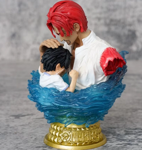 Monkey D. Luffy & Shanks Iconic Scene Burst Figure (13 CM | PVC) - Senzo.in