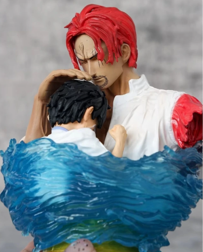 Monkey D. Luffy & Shanks Iconic Scene Burst Figure (13 CM | PVC) - Senzo.in