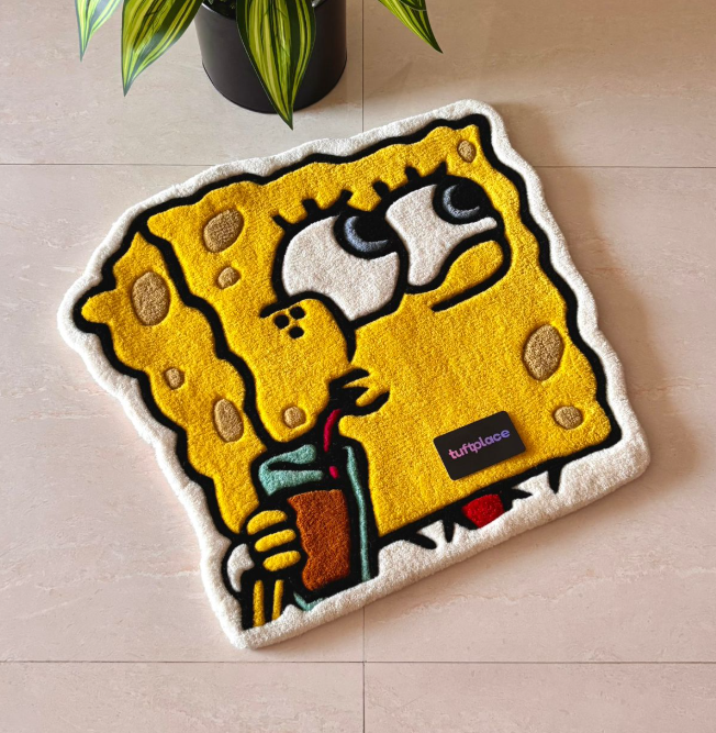 SpongeBob SENZO Rug  | Aesthetic Cartoon Room Rug