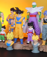 Dragon Ball Z Infinite Z Warrior Set (9 Pcs) | Goku, Vegeta, Gohan, Piccolo & Trunks Figures | PVC Collectible Set - Senzo.in