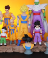 Dragon Ball Z Infinite Z Warrior Set (9 Pcs) | Goku, Vegeta, Gohan, Piccolo & Trunks Figures | PVC Collectible Set - Senzo.in