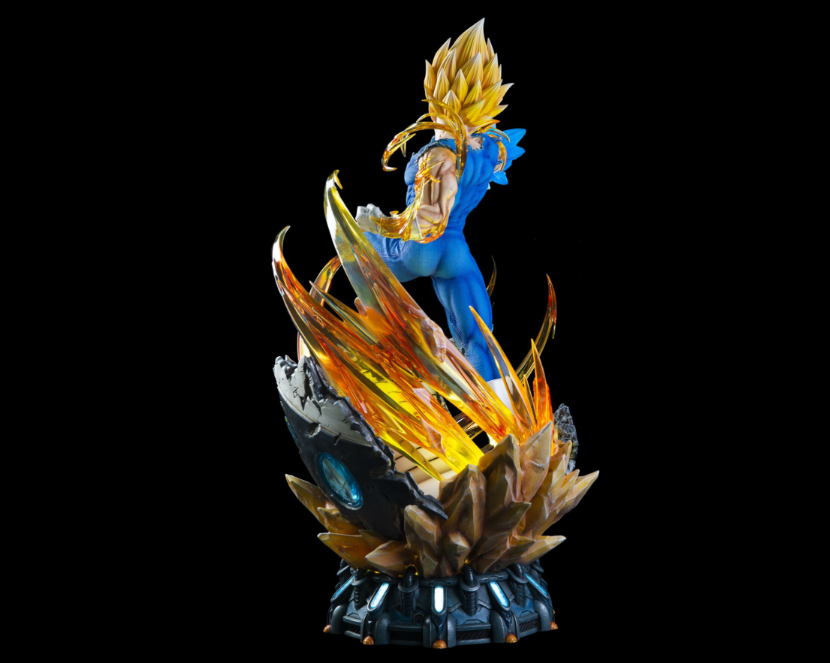 Dragon Ball Z Vegeta Action Figure (3 Heads) | 41 cm | PVC Anime Collectible - Senzo.in