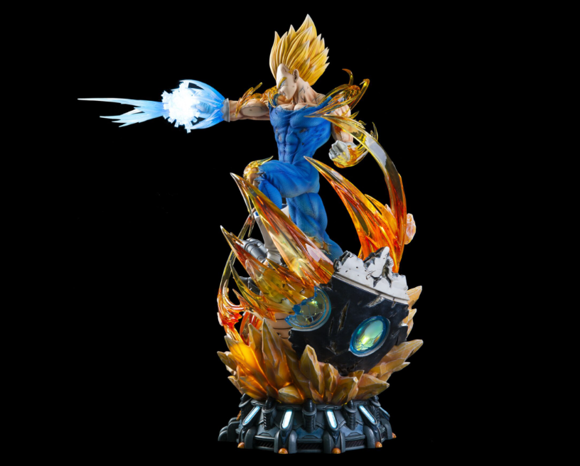 Dragon Ball Z Vegeta Action Figure (3 Heads) | 41 cm | PVC Anime Collectible - Senzo.in