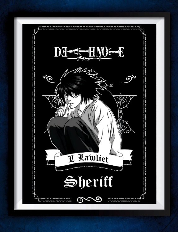 Senzo L Death Note Poster Set (Pack of 2) - Senzo.in