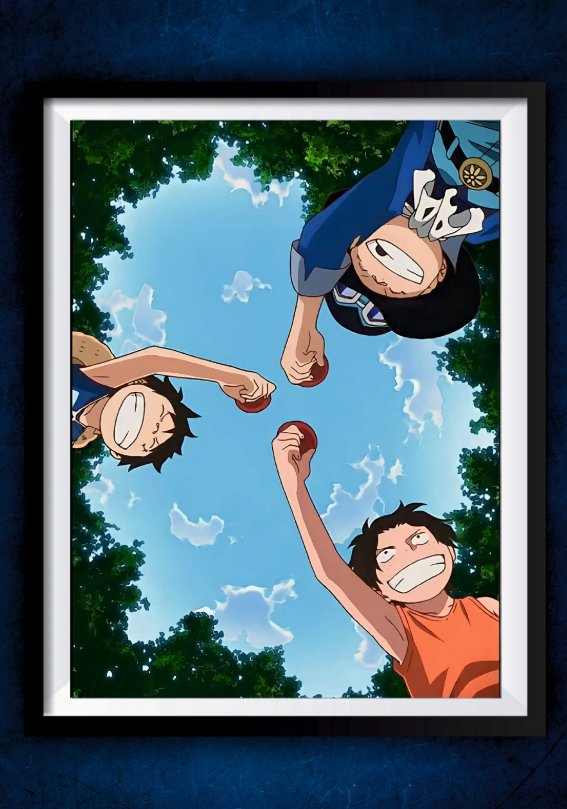 Senzo Three Brothers One Piece Poster - Senzo.in
