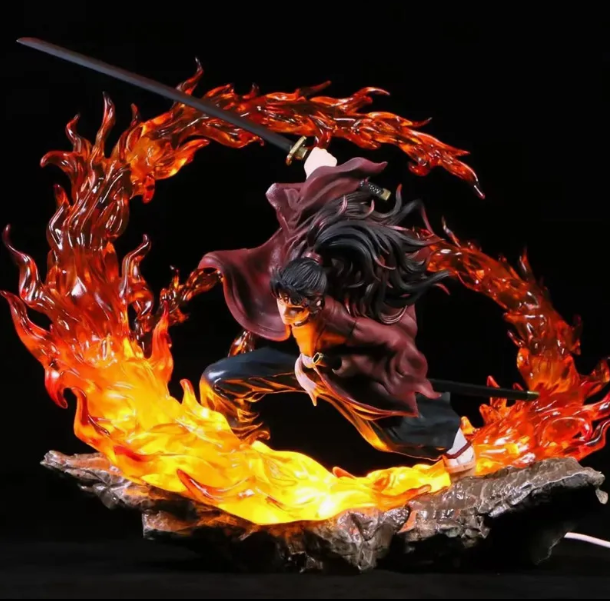 Demon Slayer Yoriichi PVC Action Figure with LED (20.5cm) - Senzo.in