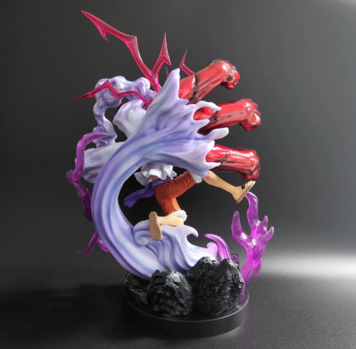 Monkey D. Luffy Gear 5 Sun God Nika Action Figure (28 CM | PVC) - Senzo.in