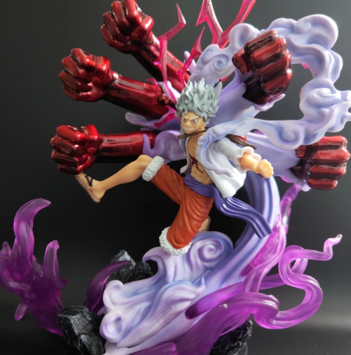 Monkey D. Luffy Gear 5 Sun God Nika Action Figure (28 CM | PVC) - Senzo.in