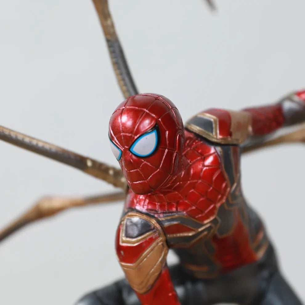 Marvel Iron Spider-Man Figurine (20 cm) | Premium PVC Action Collectible - Senzo.in