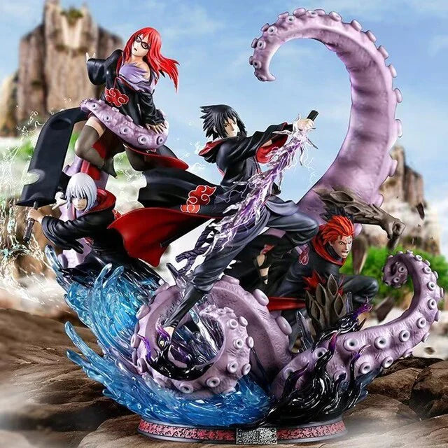 Sasuke & Team Hebi Action Figure – Uchiha Squad (Suigetsu, Karin, Jugo | 40 CM) - Senzo.in