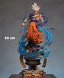 DBZ Ultra Instinct Goku Action Figure (50 cm) | Double Head Edition | Premium PVC Collectible - Senzo.in