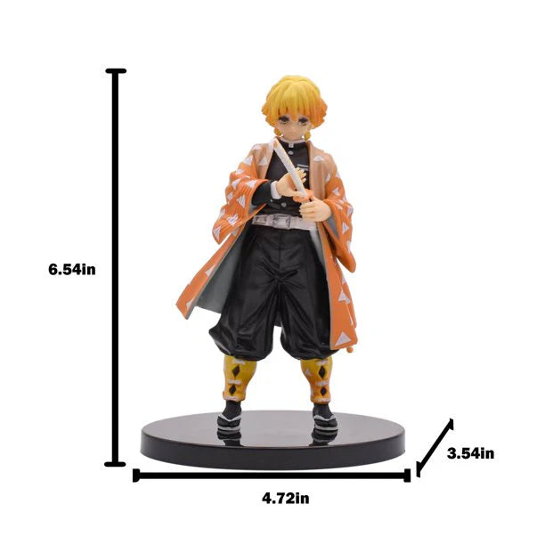 Demon Slayer Zenitsu Agatsuma PVC Action Figure (15cm) - Senzo.in