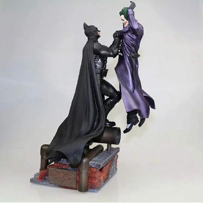 Batman vs Joker Fight Action Figure (30 cm) | DC Collectible PVC Statue | Premium Display Piece - Senzo.in