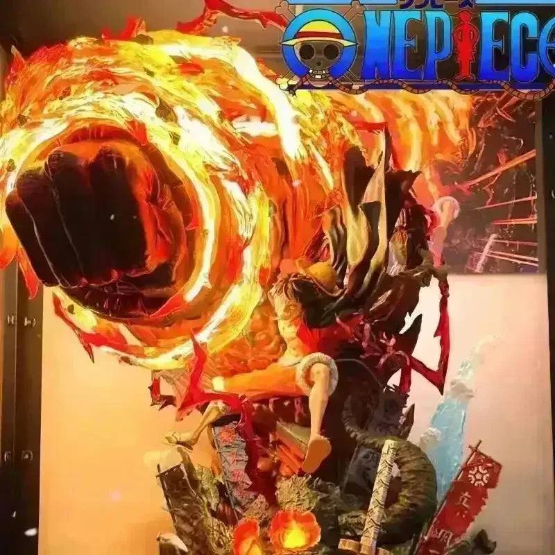 Monkey D. Luffy Gear 4 Fire Punch Action Figure (21.5 CM | PVC) - Senzo.in