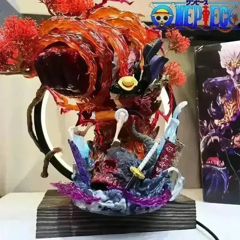 Monkey D. Luffy Gear 4 Fire Punch Action Figure (21.5 CM | PVC) - Senzo.in