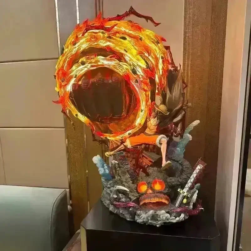 Monkey D. Luffy Gear 4 Fire Punch Action Figure (21.5 CM | PVC) - Senzo.in