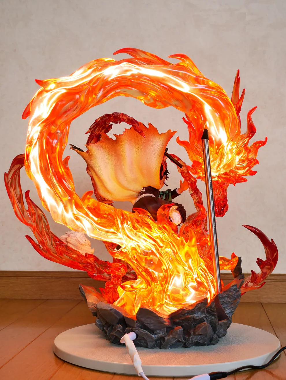 Senzo Tanjiro Kamado LED Action Figure (35cm | PVC) - Senzo.in