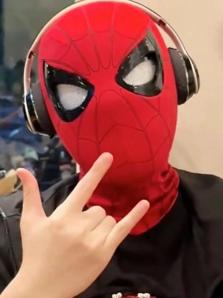 LED Red Spider-Man Mask – Stealth Suit Remote Edition - Senzo.in