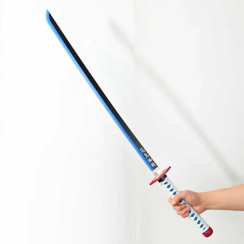 Tomioka Giyuu Blue LED Katana | Demon Slayer Glowing Sword | Premium Anime Replica - Senzo.in