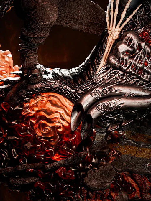 Senzo Ghost Rider Hellfire 1/6 Scale Resin Statue – Premium Marvel Collectible - Senzo.in