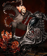 Senzo Ghost Rider Hellfire 1/6 Scale Resin Statue – Premium Marvel Collectible - Senzo.in