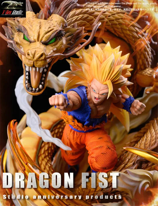Dragon Ball Z SSJ3 Goku Dragon Fist Action Figure (25 cm) | Premium PVC Collectible - Senzo.in