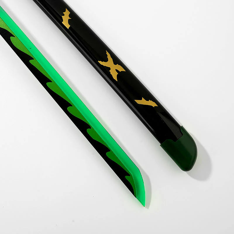 Anime LED Katana – Sanemi Shinazugawa Nichirin Sword | 108 cm | Full Tang Replica - Senzo.in
